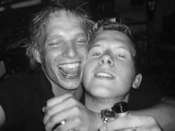 Chris with Rob Brady (right)